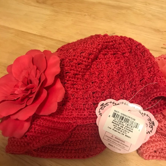 2 Crochet knitted baby hats - Picture 5 of 7